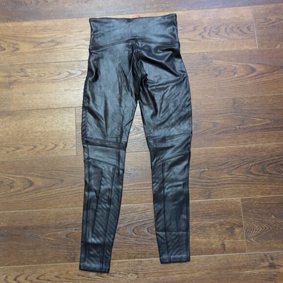 Spanx Moto Faux-Leather Leggings - Picture 7 of 8